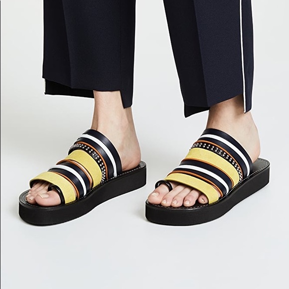 3.1 Phillip Lim Shoes - 3.1 Phillip Lim Eva leather & Suede Slide